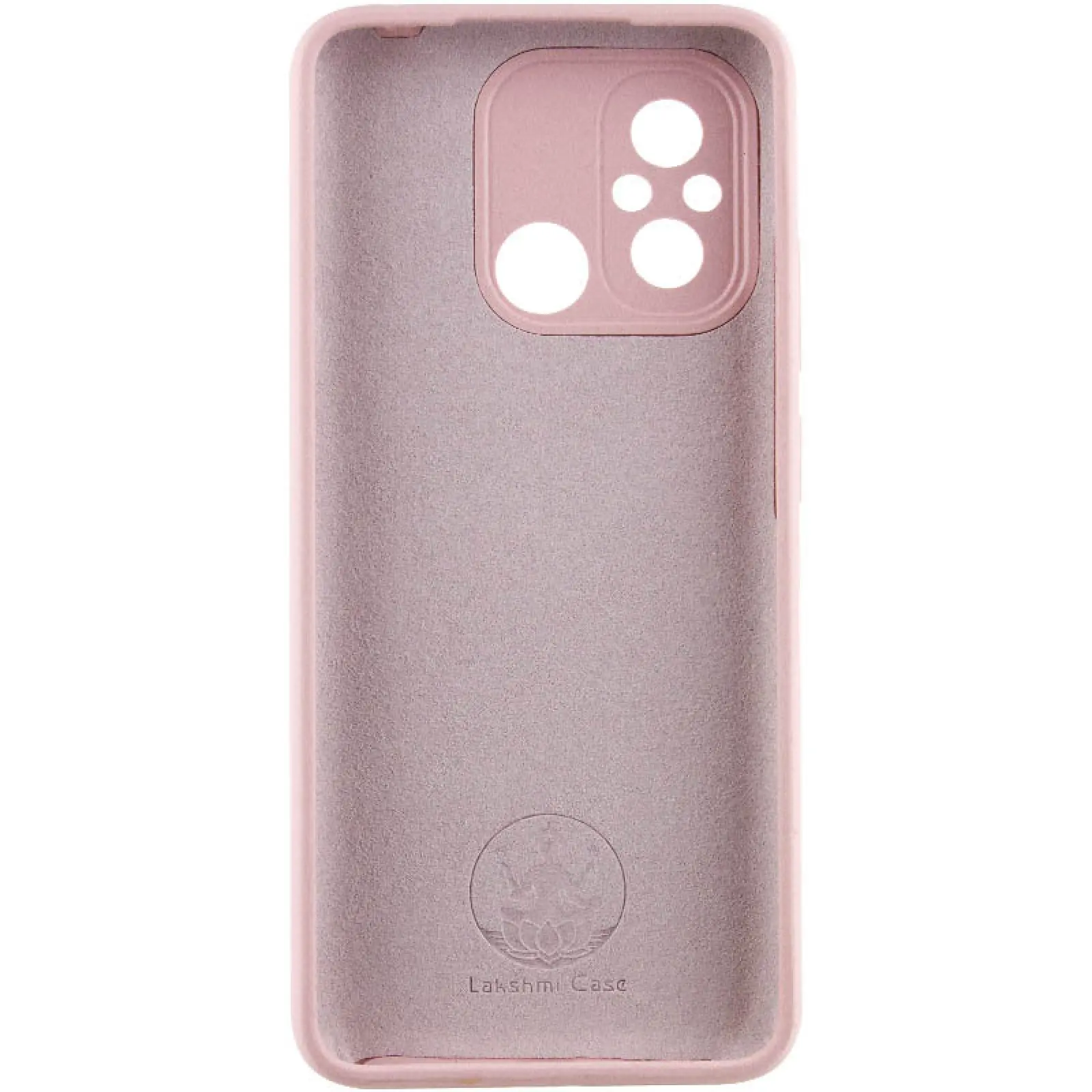 Чехол Silicone Cover Lakshmi Full Camera (AAA) with Logo для Xiaomi Redmi 12C, Розовый / Pink Sand 1, Силикон, купить оптом с доставкой