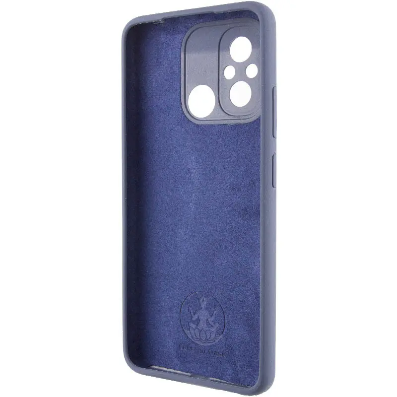 Чехол Silicone Cover Lakshmi Full Camera (AAA) with Logo для Xiaomi Redmi 12C, Темно-синий / Midnight blue 2, Силикон, купить оптом с доставкой