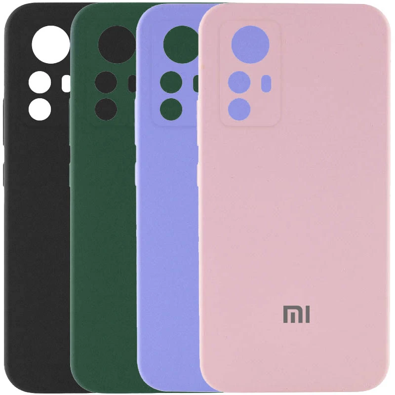Чехол Silicone Cover Lakshmi Full Camera (AAA) with Logo для Xiaomi Redmi Note 12S, Силикон, купить оптом с доставкой