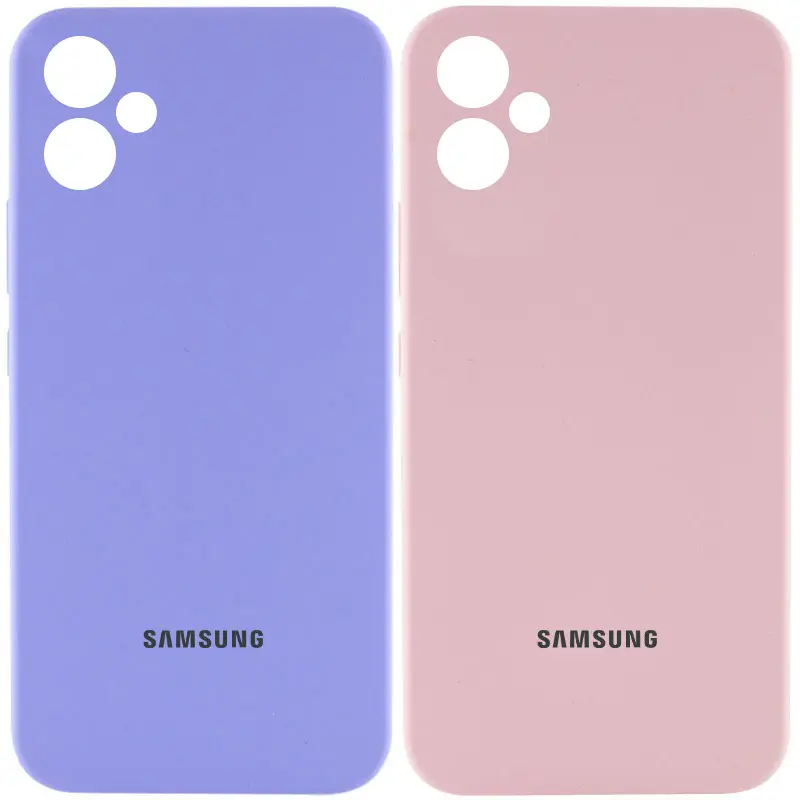 Чехол Silicone Cover Lakshmi Full Camera (AAA) with Logo для Samsung Galaxy A05, Силикон, купить оптом с доставкой