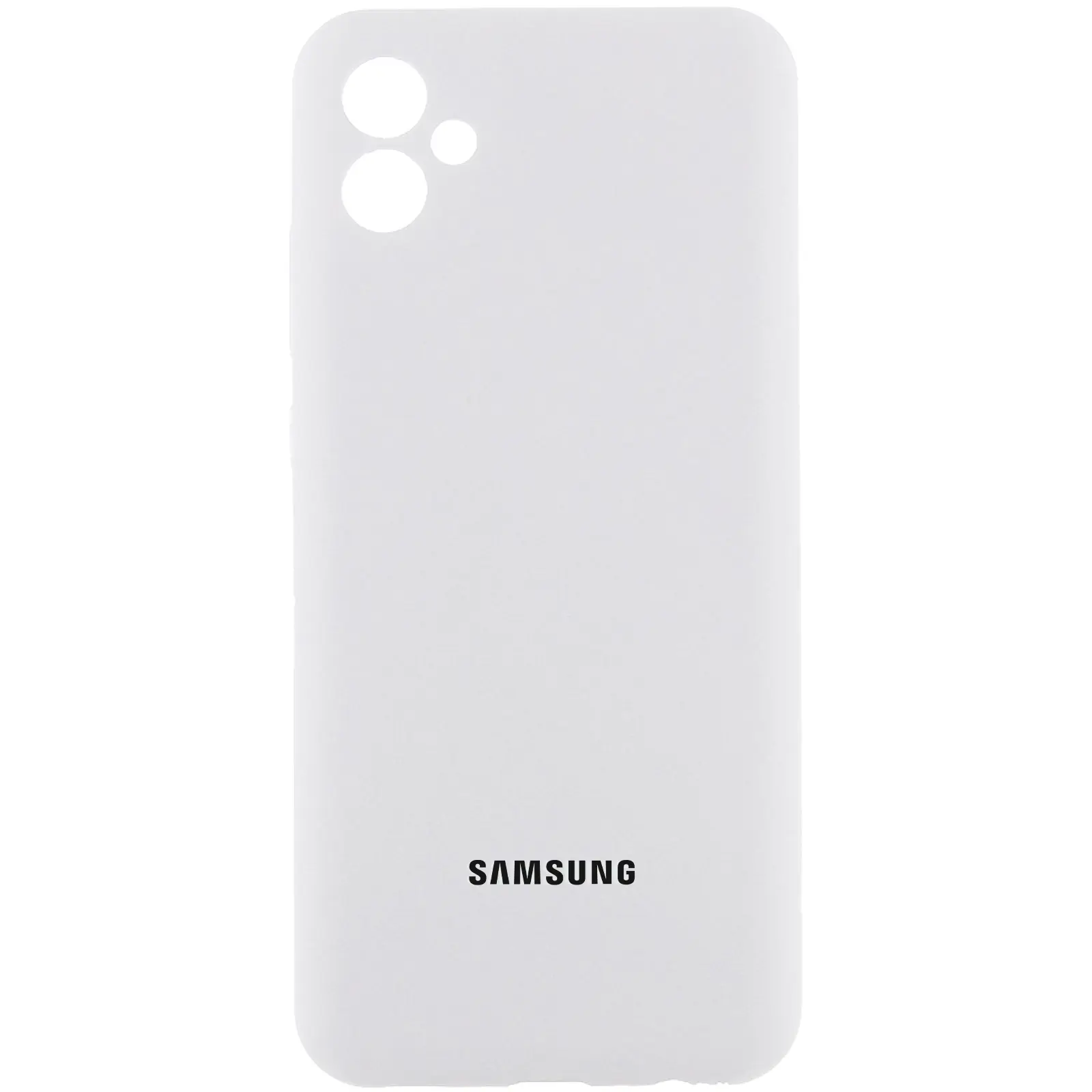 Чехол Silicone Cover Lakshmi Full Camera (AAA) with Logo для Samsung Galaxy A05, Белый / White, Силикон, купить оптом с доставкой