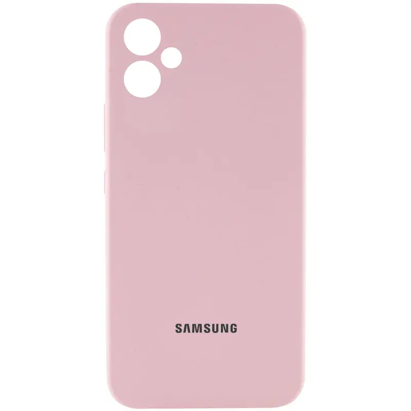 Чехол Silicone Cover Lakshmi Full Camera (AAA) with Logo для Samsung Galaxy A05, Розовый / Pink Sand, Силикон, купить оптом с доставкой