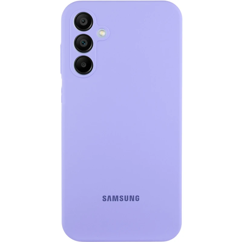 Чехол Silicone Cover Lakshmi Full Camera (AAA) with Logo для Samsung Galaxy S24+, Сиреневый / Dasheen, Силикон, купить оптом с доставкой
