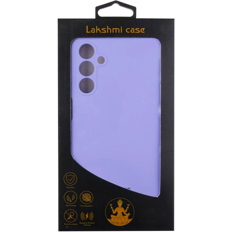 Чехол Silicone Cover Lakshmi Full Camera (AAA) with Logo для Samsung Galaxy S24+, Сиреневый / Dasheen 3, Силикон, купить оптом с доставкой