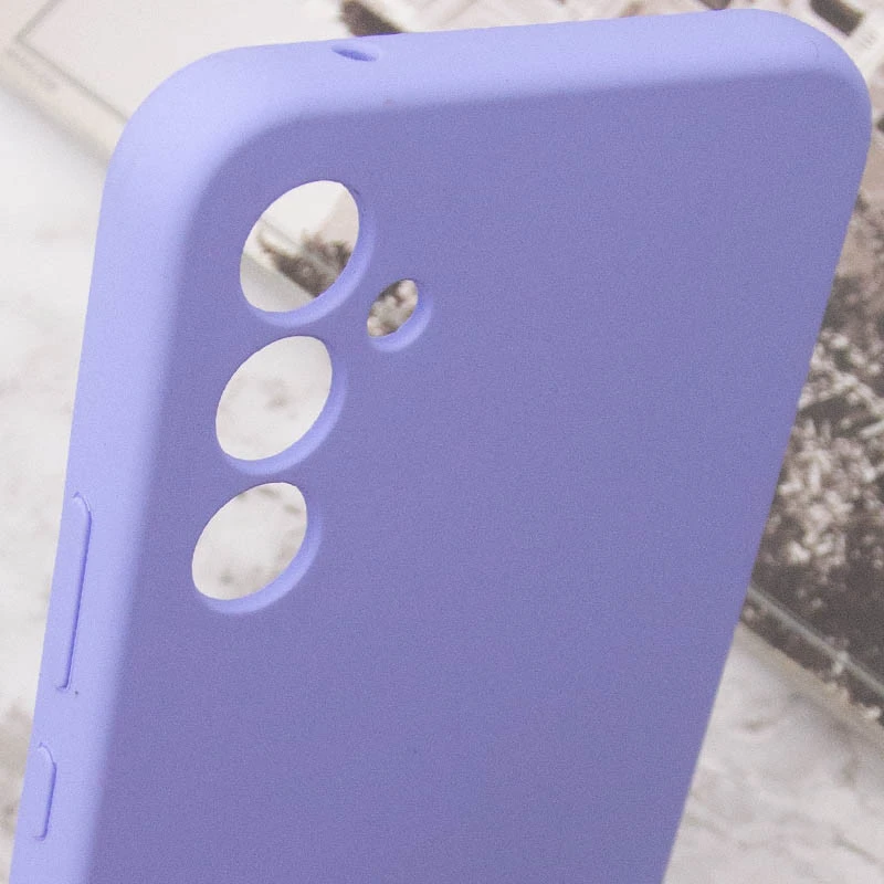 Чехол Silicone Cover Lakshmi Full Camera (AAA) with Logo для Samsung Galaxy S24+, Сиреневый / Dasheen 6, Силикон, купить оптом с доставкой