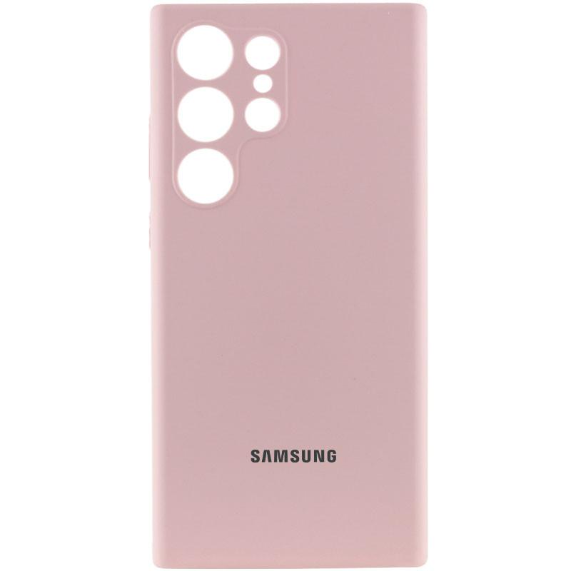 Чехол Silicone Cover Lakshmi Full Camera (AAA) with Logo для Samsung Galaxy S24 Ultra | на картинке №1