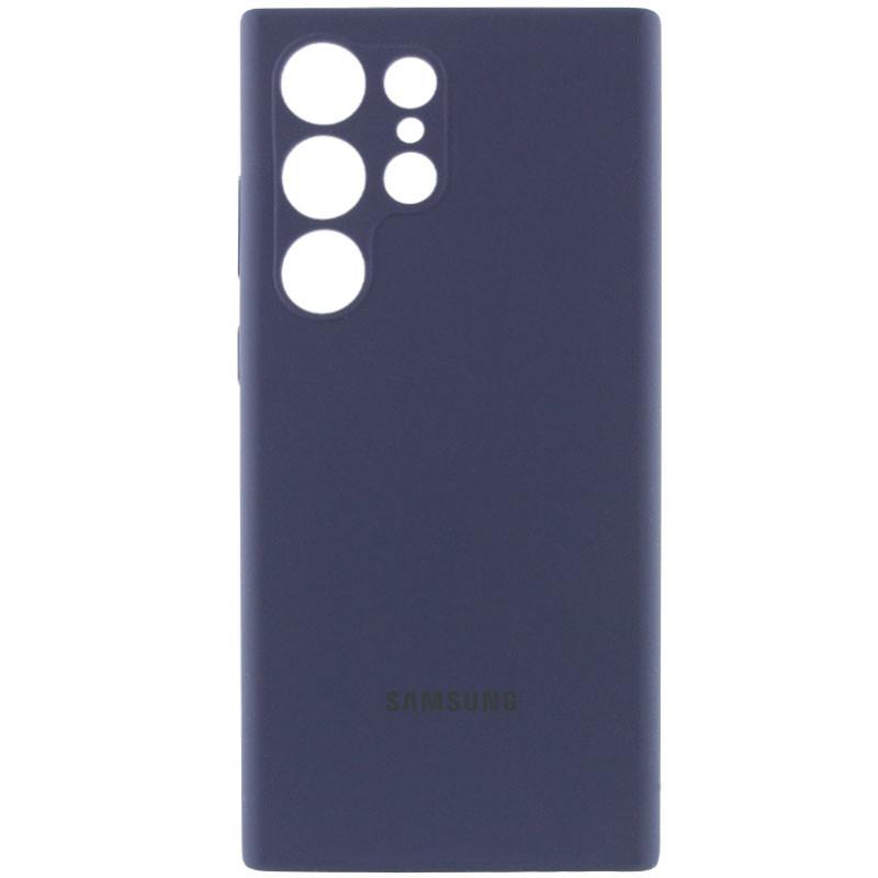 Чехол Silicone Cover Lakshmi Full Camera (AAA) with Logo для Samsung Galaxy S24 Ultra | на картинке №1