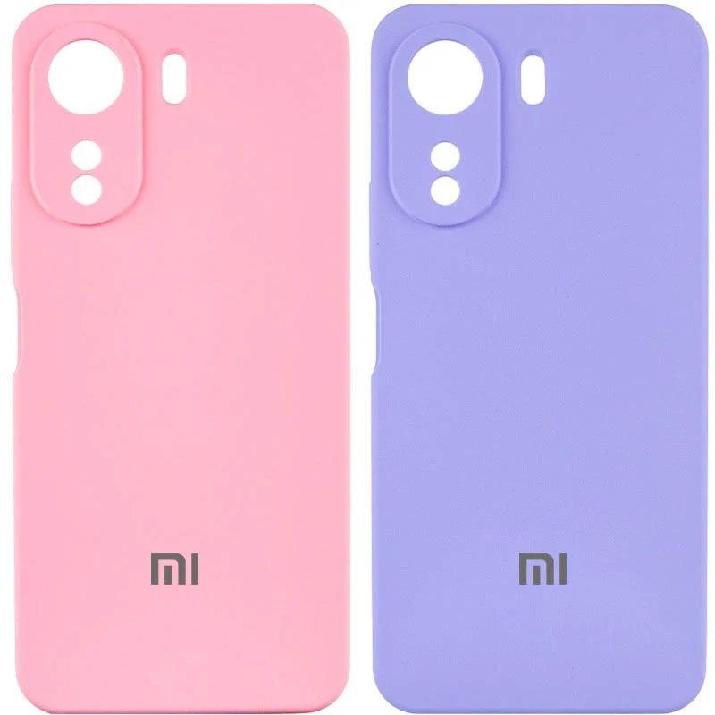 Чехол Silicone Cover Lakshmi Full Camera (AAA) with Logo для Xiaomi Redmi 13C / Poco C65, Силикон, купить оптом с доставкой