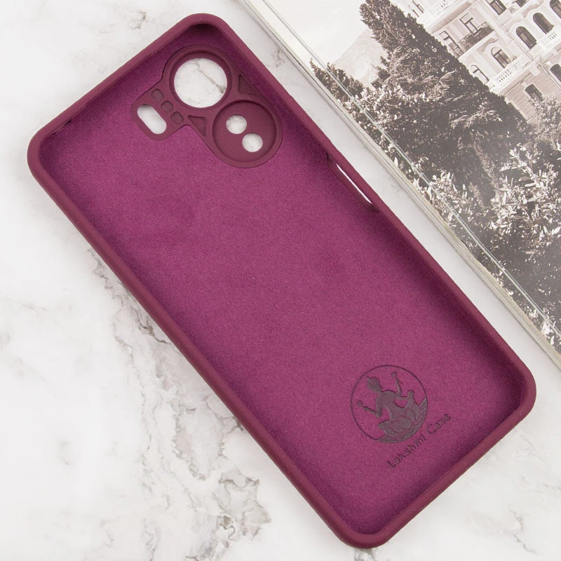 Чехол Silicone Cover Lakshmi Full Camera (AAA) with Logo для Xiaomi Redmi 13C / Poco C65, Бордовый / Plum 3, Силикон, купить оптом с доставкой