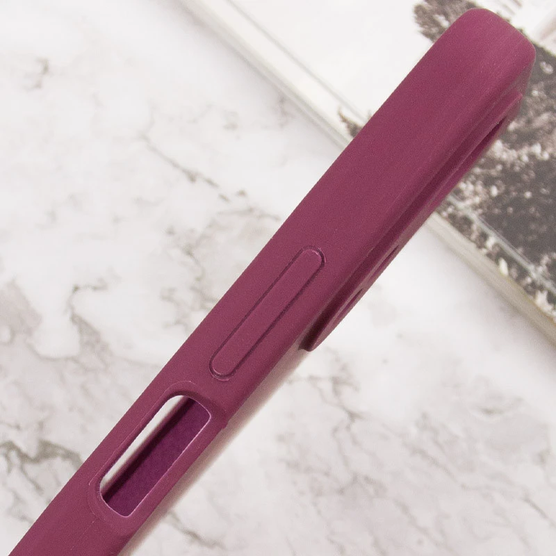 Чехол Silicone Cover Lakshmi Full Camera (AAA) with Logo для Xiaomi Redmi 13C / Poco C65, Бордовый / Plum 5, Силикон, купить оптом с доставкой