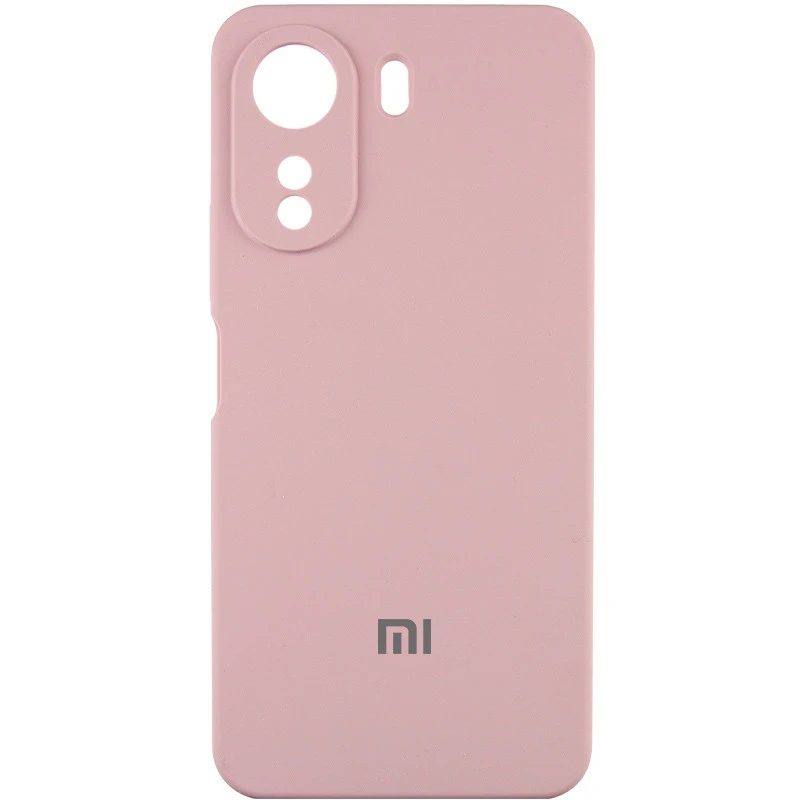 Чехол Silicone Cover Lakshmi Full Camera (AAA) with Logo для Xiaomi Redmi 13C / Poco C65, Розовый / Pink Sand, Силикон, купить оптом с доставкой