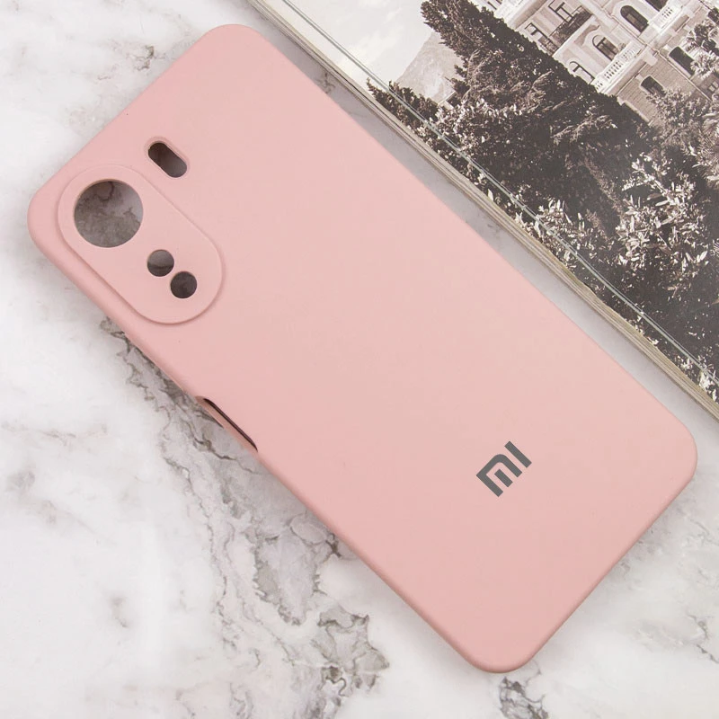 Чехол Silicone Cover Lakshmi Full Camera (AAA) with Logo для Xiaomi Redmi 13C / Poco C65, Розовый / Pink Sand 1, Силикон, купить оптом с доставкой