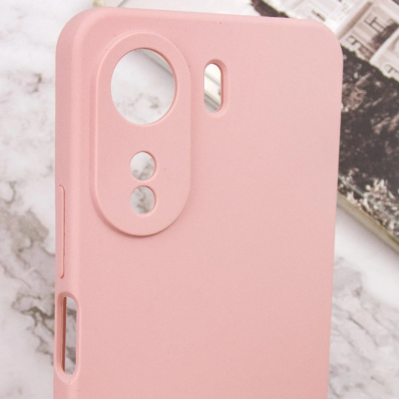 Чехол Silicone Cover Lakshmi Full Camera (AAA) with Logo для Xiaomi Redmi 13C / Poco C65, Розовый / Pink Sand 5, Силикон, купить оптом с доставкой