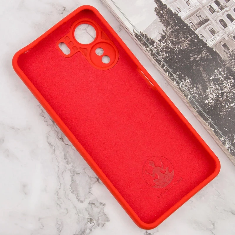 Чехол Silicone Cover Lakshmi Full Camera (AAA) with Logo для Xiaomi Redmi 13C / Poco C65, Красный / Red 1, Силикон, купить оптом с доставкой