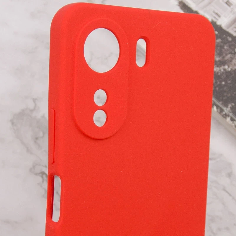 Чехол Silicone Cover Lakshmi Full Camera (AAA) with Logo для Xiaomi Redmi 13C / Poco C65, Красный / Red 2, Силикон, купить оптом с доставкой
