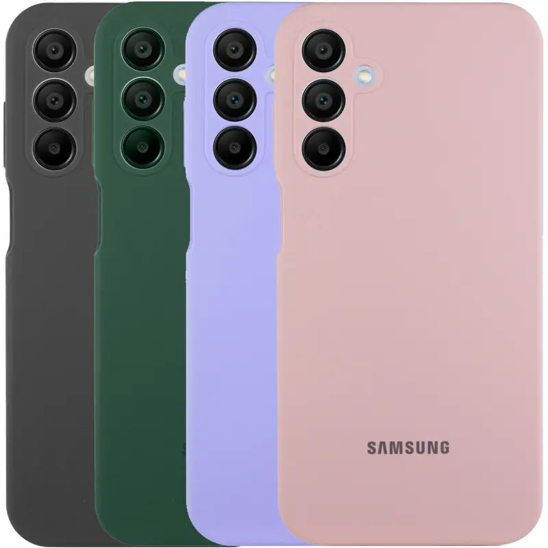 Чехол Silicone Cover Lakshmi Full Camera (AAA) with Logo для Samsung Galaxy A25 5G, Силикон, купить оптом с доставкой