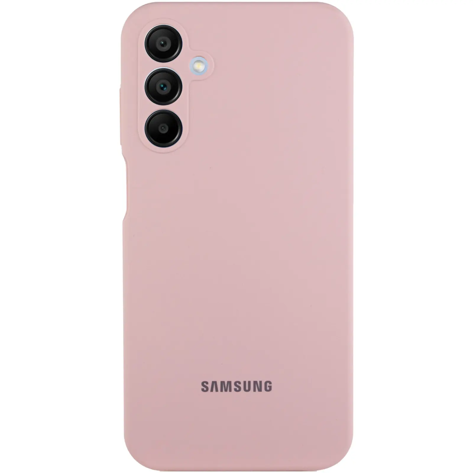 Чехол Silicone Cover Lakshmi Full Camera (AAA) with Logo для Samsung Galaxy A25 5G, Розовый / Pink Sand, Силикон, купить оптом с доставкой