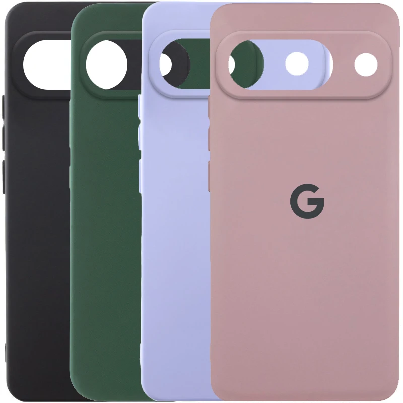 Чехол Silicone Cover Lakshmi Full Camera (AAA) with Logo для Google Pixel 9, Силикон, купить оптом с доставкой