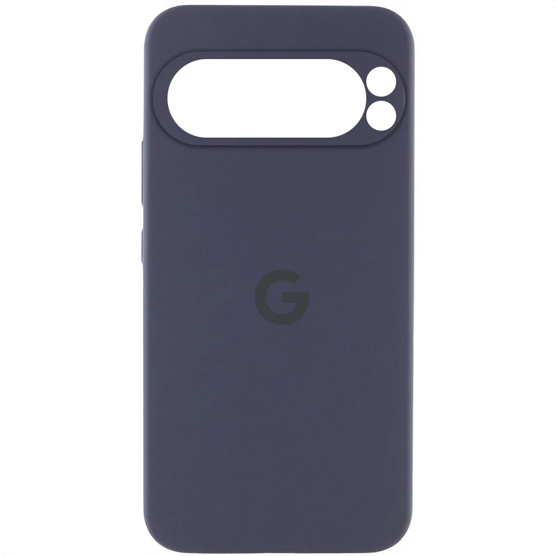 Чехол Silicone Cover Lakshmi Full Camera (AAA) with Logo для Google Pixel 9 Pro, Серый / Dark Gray, Силикон, купить оптом с доставкой