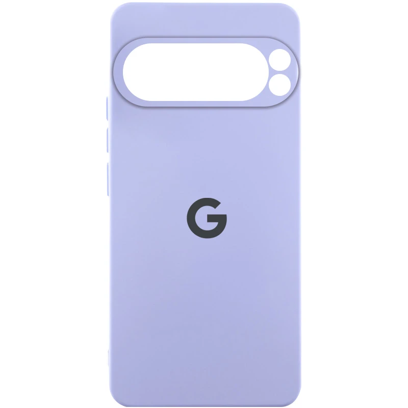 Чехол Silicone Cover Lakshmi Full Camera (AAA) with Logo для Google Pixel 9 Pro, Сиреневый / Dasheen, Силикон, купить оптом с доставкой