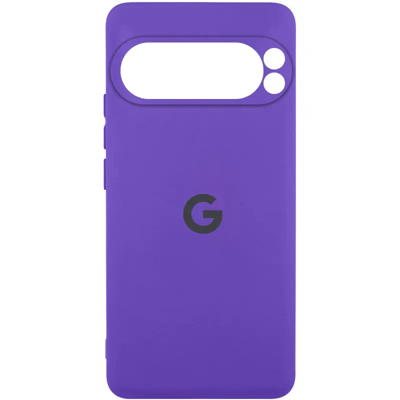 Чехол Silicone Cover Lakshmi Full Camera (AAA) with Logo для Google Pixel 9 Pro XL, Фиолетовый / Amethyst, Силикон, купить оптом с доставкой
