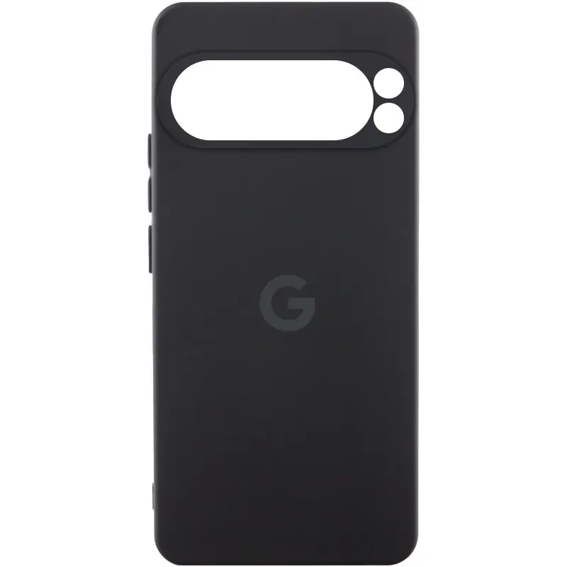 Чехол Silicone Cover Lakshmi Full Camera (AAA) with Logo для Google Pixel 9 Pro XL, Черный / Black, Силикон, купить оптом с доставкой