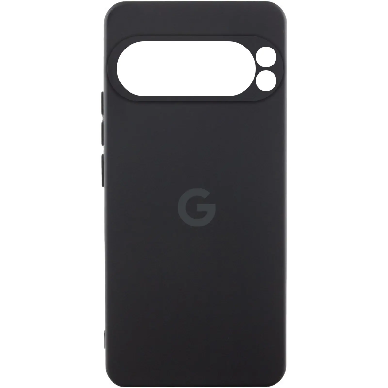 Чехол Silicone Cover Lakshmi Full Camera (AAA) with Logo для Google Pixel 9 Pro XL, Черный / Black, Силикон, купить оптом с доставкой