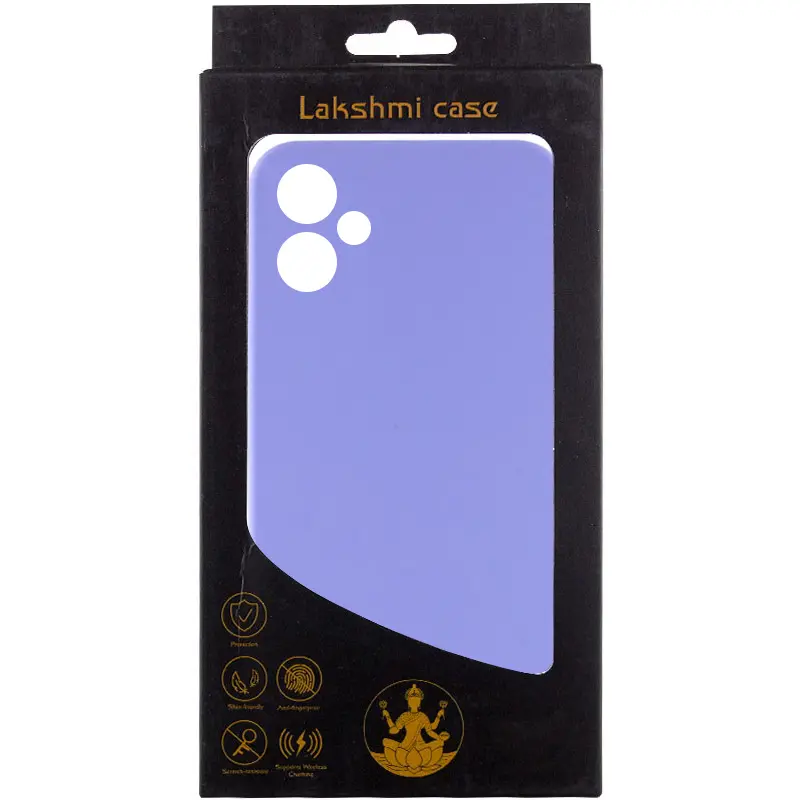 Чехол Silicone Cover Lakshmi Full Camera (AAA) with Logo для Samsung Galaxy A06, Сиреневый / Dasheen 2, Силикон, купить оптом с доставкой