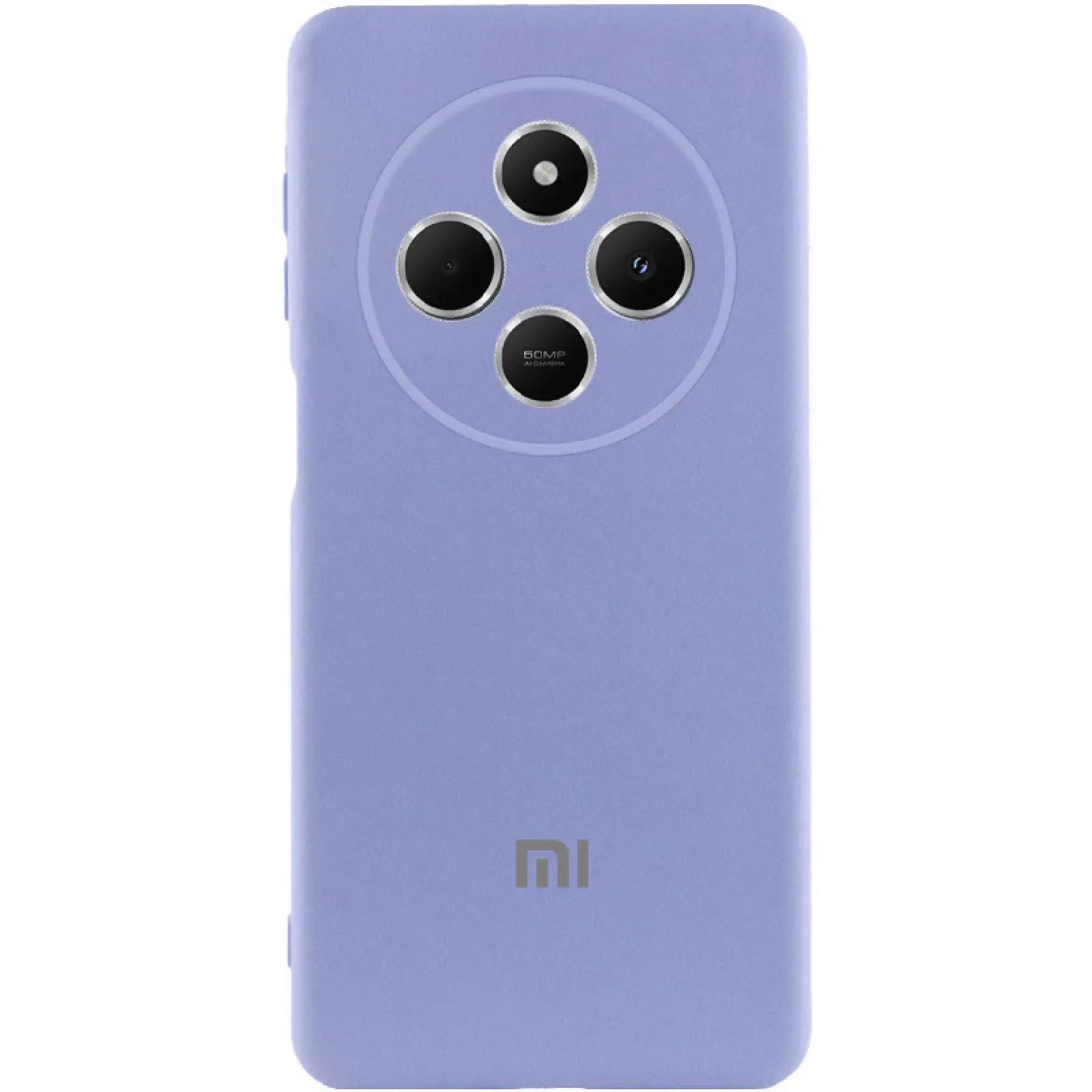 Чехол Silicone Cover Lakshmi Full Camera (AAA) with Logo для Xiaomi Redmi 14C / Poco C75, Сиреневый / Dasheen, Силикон, купить оптом с доставкой