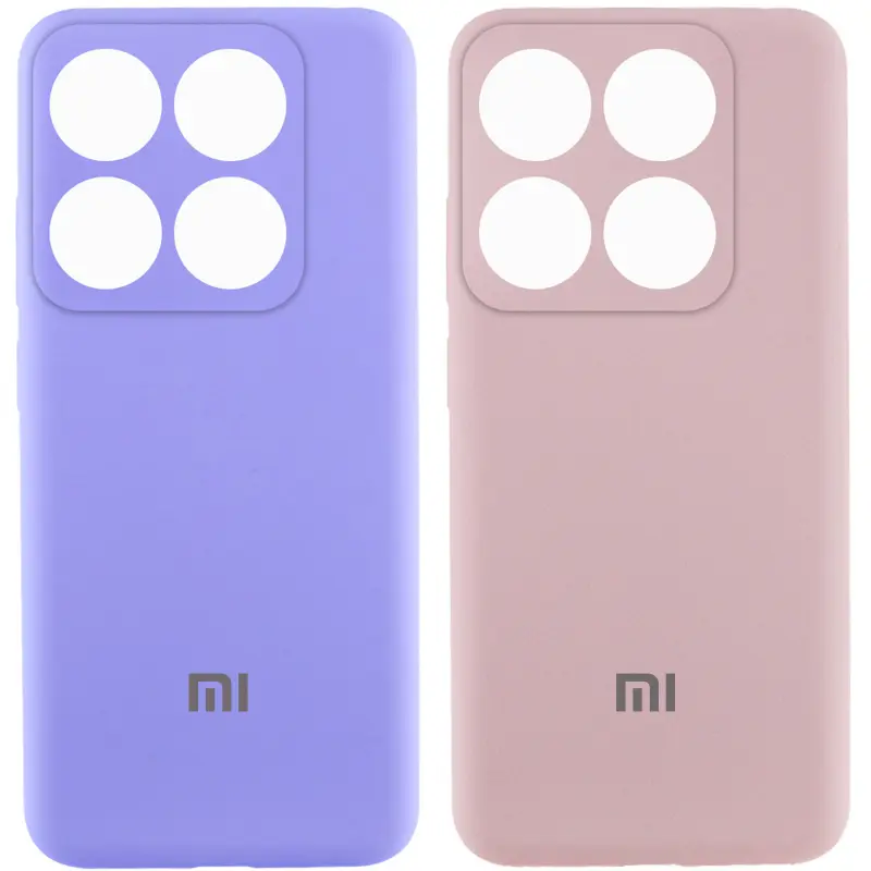 Чехол Silicone Cover Lakshmi Full Camera (AAA) with Logo для Xiaomi 14T, Силикон, купить оптом с доставкой