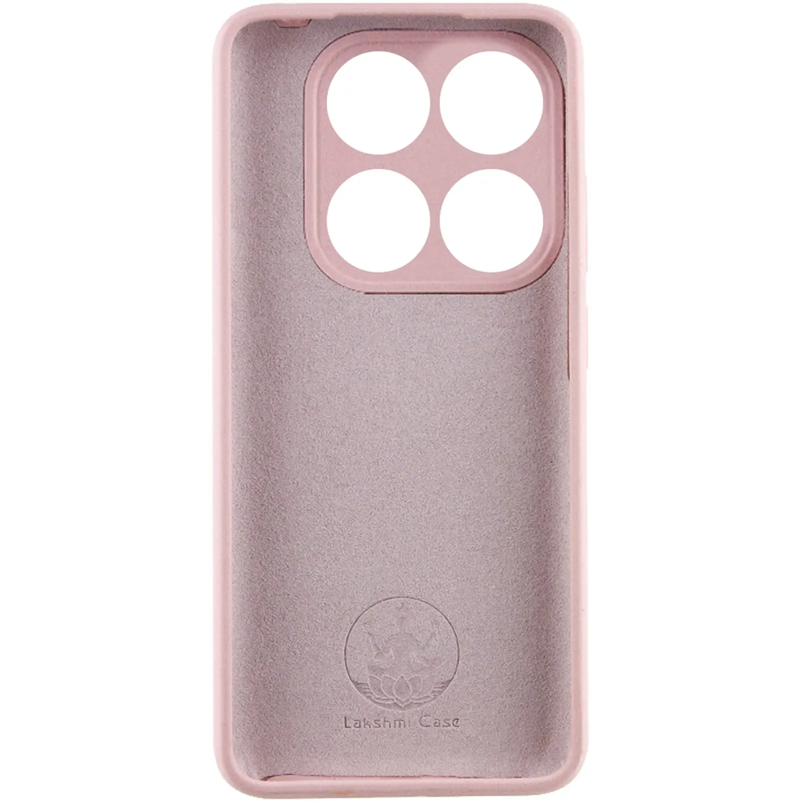 Чехол Silicone Cover Lakshmi Full Camera (AAA) with Logo для Xiaomi 14T Pro, Розовый / Pink Sand 1, Силикон, купить оптом с доставкой