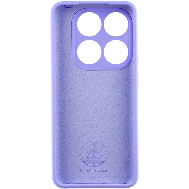 Чехол Silicone Cover Lakshmi Full Camera (AAA) with Logo для Xiaomi 14T Pro, Сиреневый / Dasheen 1, Силикон, купить оптом с доставкой