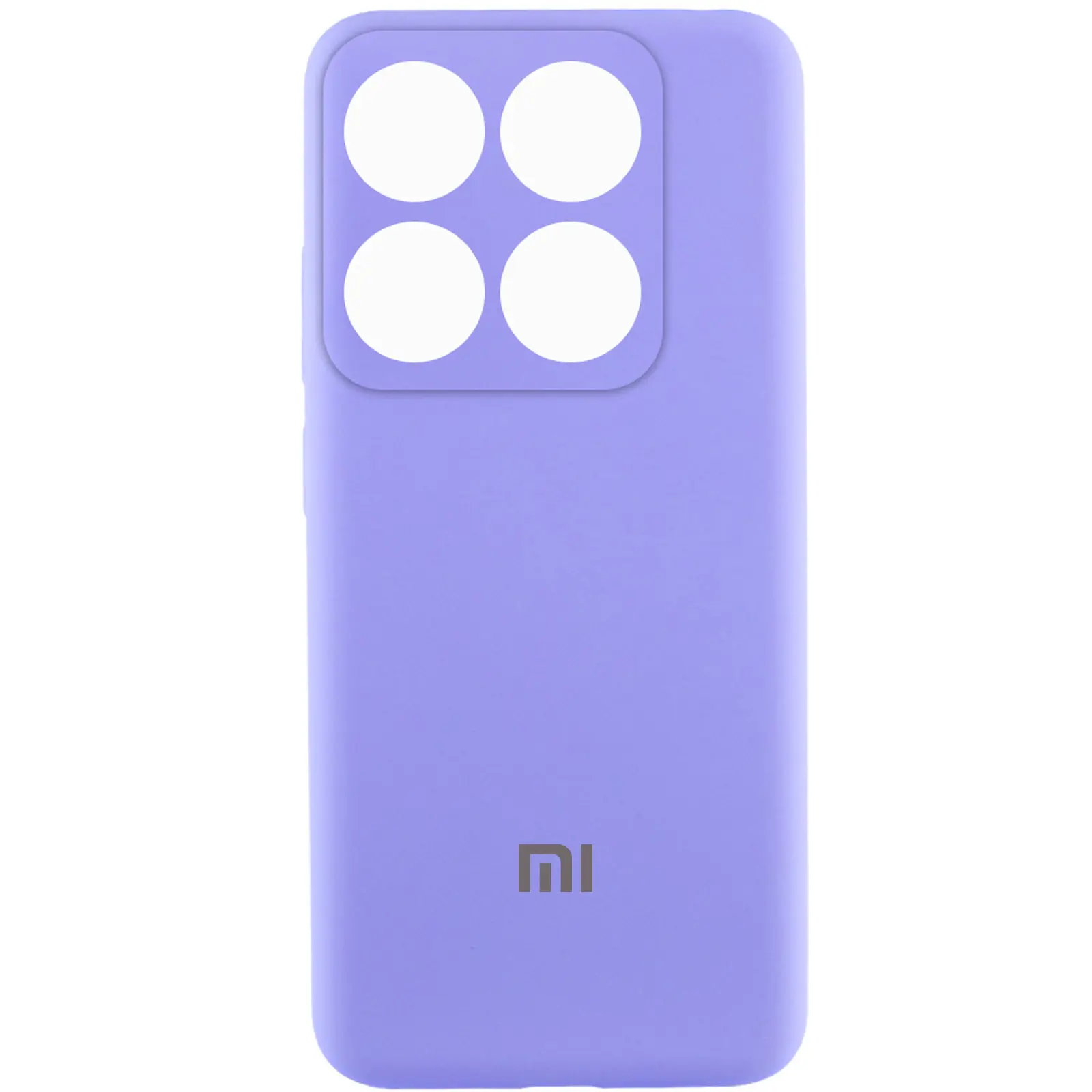 Чехол Silicone Cover Lakshmi Full Camera (AAA) with Logo для Xiaomi 14T Pro, Сиреневый / Dasheen, Силикон, купить оптом с доставкой