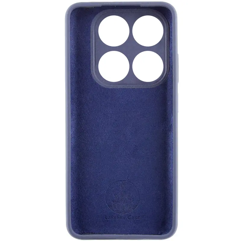 Чехол Silicone Cover Lakshmi Full Camera (AAA) with Logo для Xiaomi 14T Pro, Темно-синий / Midnight blue 1, Силикон, купить оптом с доставкой