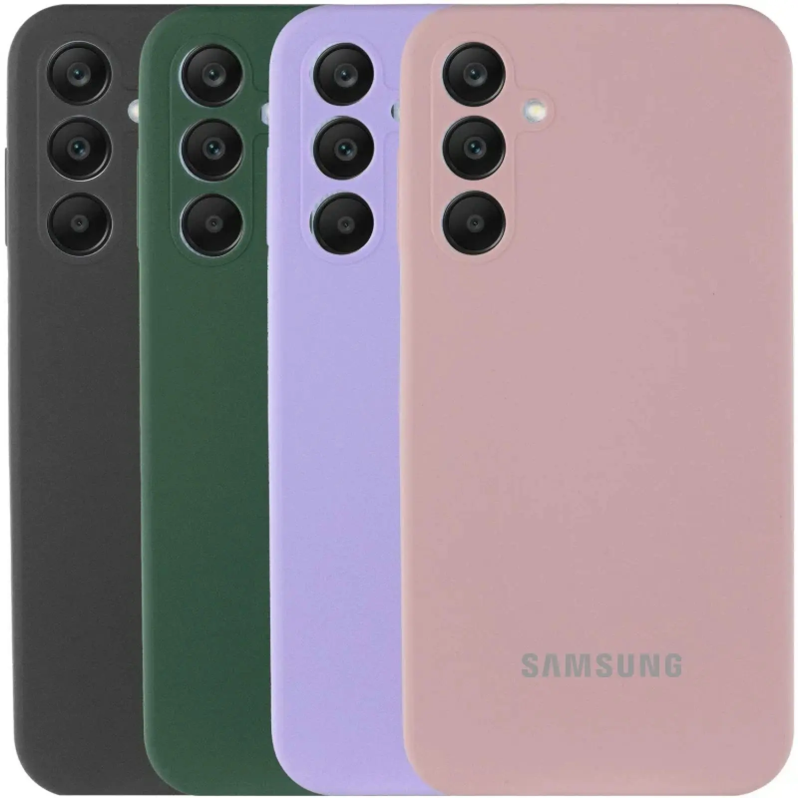 Чехол Silicone Cover Lakshmi Full Camera (AAA) with Logo для Samsung Galaxy S25+, Силикон, купить оптом с доставкой