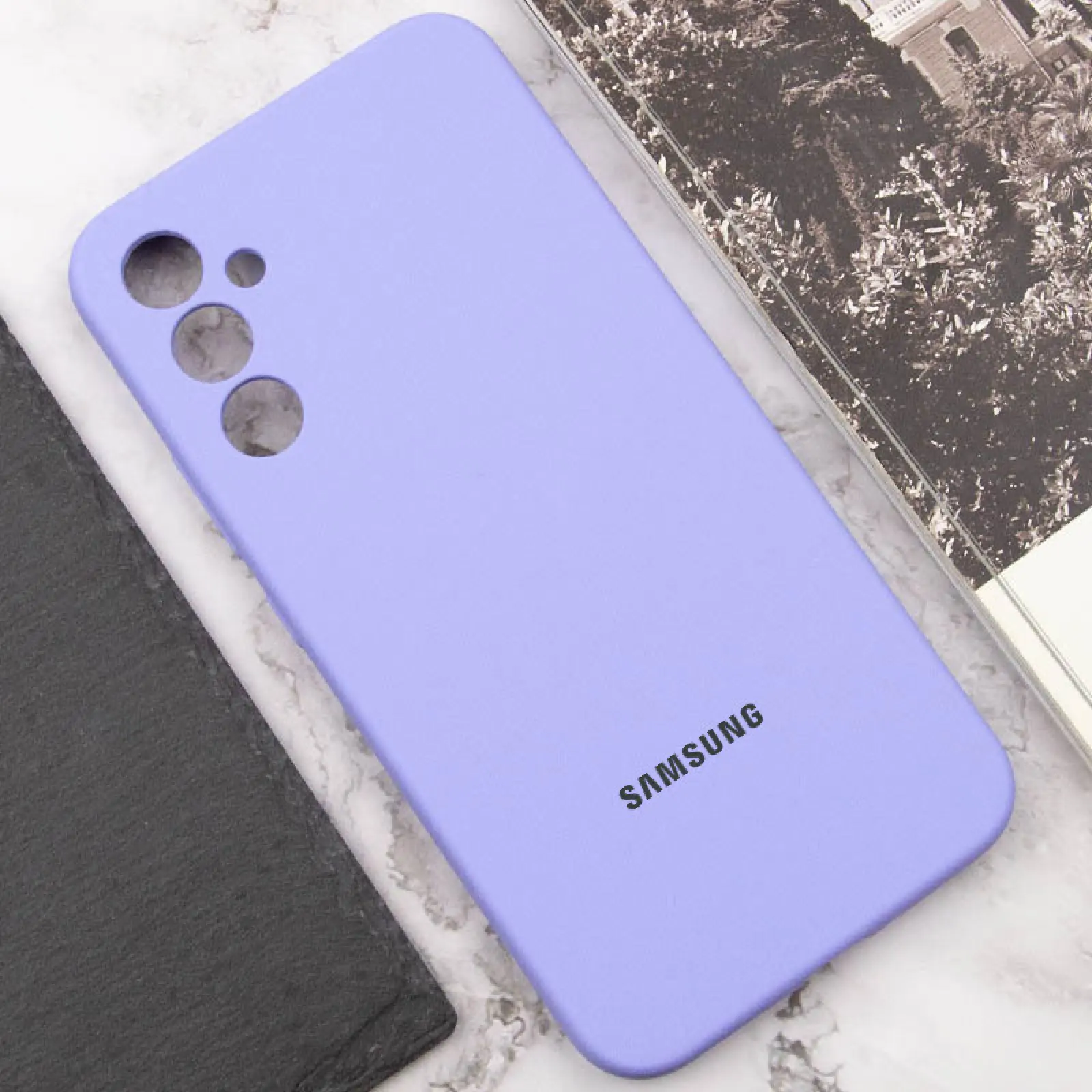 Чехол Silicone Cover Lakshmi Full Camera (AAA) with Logo для Samsung Galaxy S25+, Сиреневый / Dasheen 4, Силикон, купить оптом с доставкой