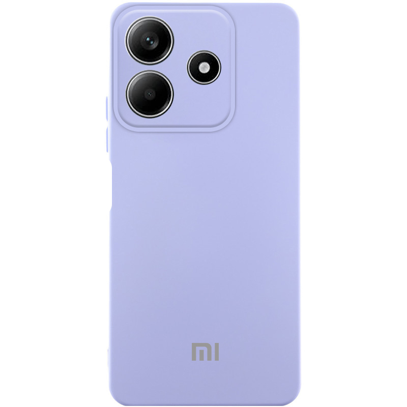 Чехол Silicone Cover Lakshmi Full Camera (AAA) with Logo для Xiaomi Redmi Note 14 5G | на картинке №1