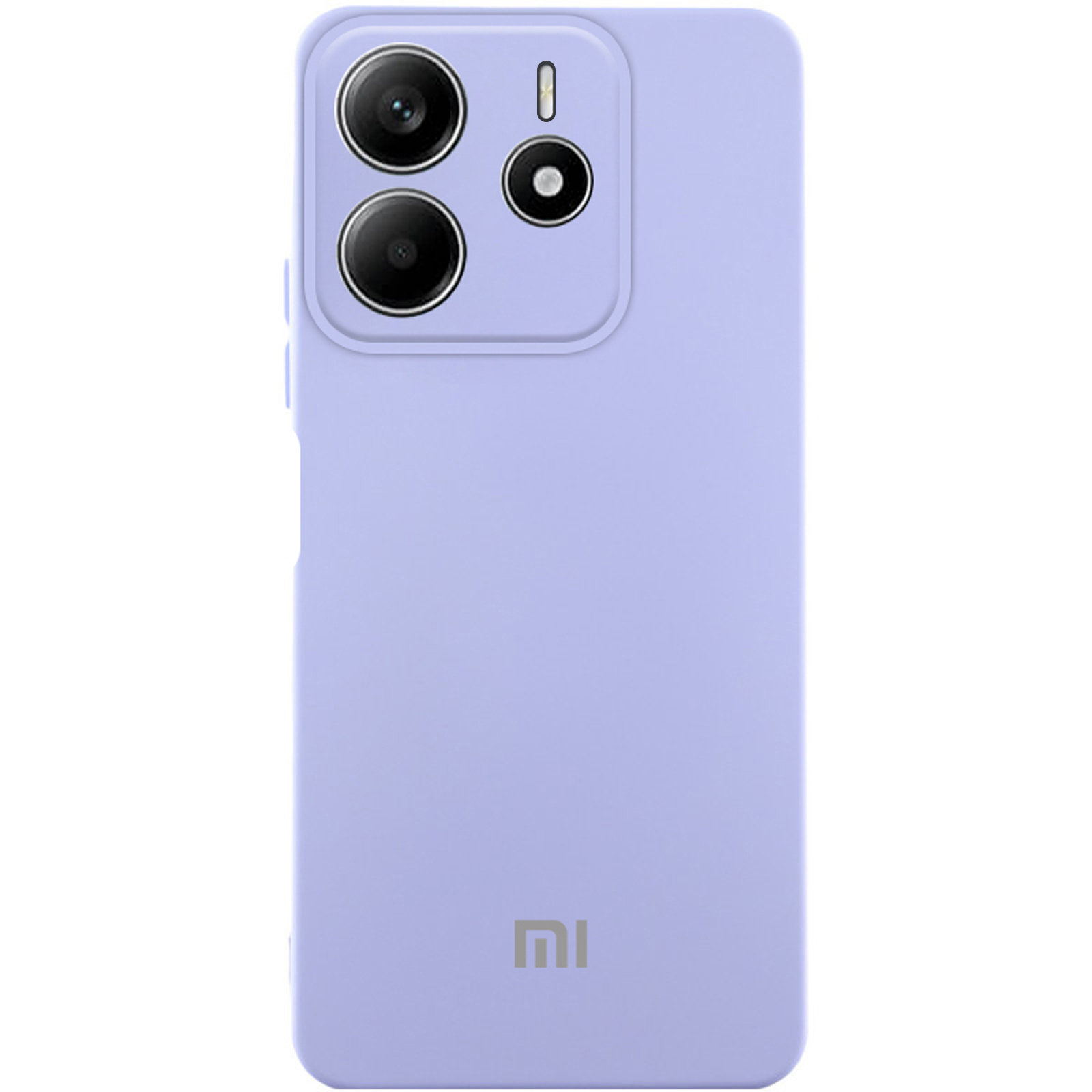 Чехол Silicone Cover Lakshmi Full Camera (AAA) with Logo для Xiaomi Redmi Note 14 5G, Сиреневый / Dasheen, Силикон, купить оптом с доставкой
