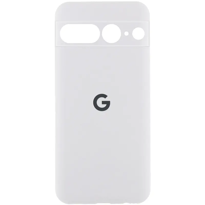 Чехол Silicone Cover Lakshmi Full Camera (AAA) with Logo для Google Pixel 9a, Белый / White, Силикон, купить оптом с доставкой