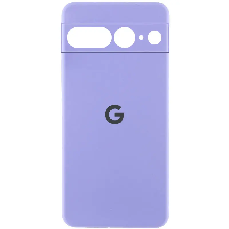 Чехол Silicone Cover Lakshmi Full Camera (AAA) with Logo для Google Pixel 9a, Сиреневый / Dasheen, Силикон, купить оптом с доставкой