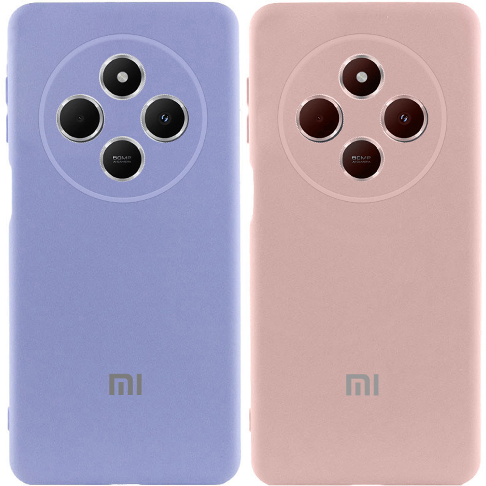 Чехол Silicone Cover Lakshmi Full Camera (AAA) with Logo для Xiaomi Poco M7, Силикон, купить оптом с доставкой