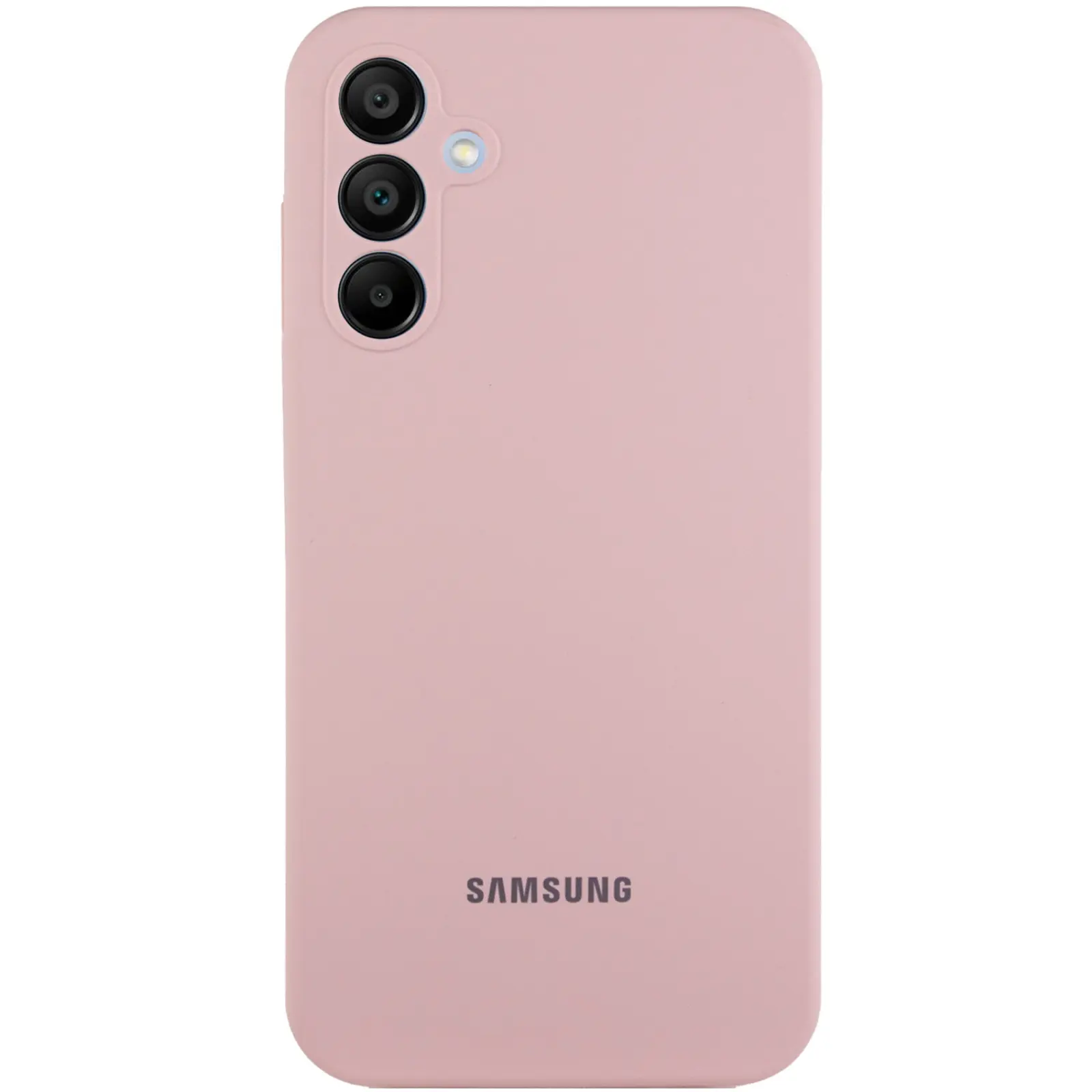 Чехол Silicone Cover Lakshmi Full Camera (AAA) with Logo для Samsung Galaxy S25 Edge, Розовый / Pink Sand, Силикон, купить оптом с доставкой