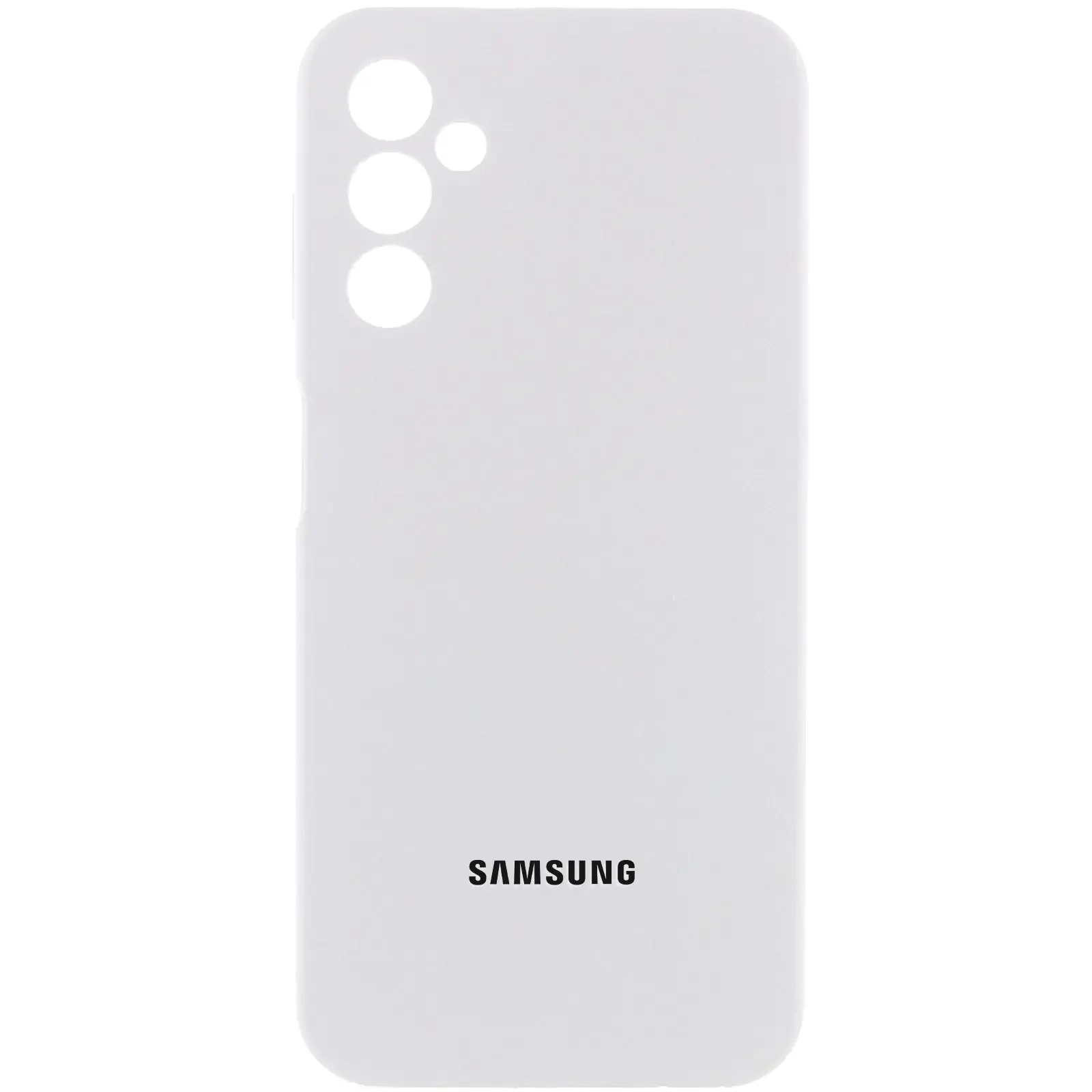 Чехол Silicone Cover Lakshmi Full Camera (AAA) with Logo для Samsung Galaxy A18 / A17, Белый / White, Силикон, купить оптом с доставкой