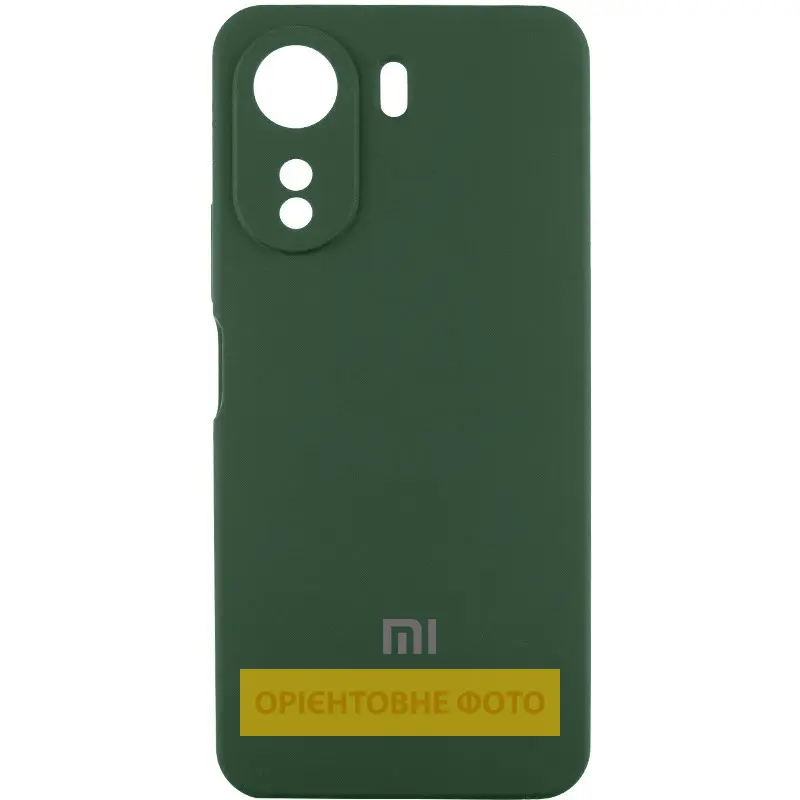 Чехол Silicone Cover Lakshmi Full Camera (AAA) with Logo для Xiaomi Redmi 15 4G (Global) / 5G, Зеленый / Cyprus Green, Силикон, купить оптом с доставкой