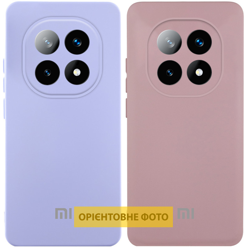 Чехол Silicone Cover Lakshmi Full Camera (AAA) with Logo для Xiaomi Redmi Note 15 4G/5G (EU), Силикон, купить оптом с доставкой