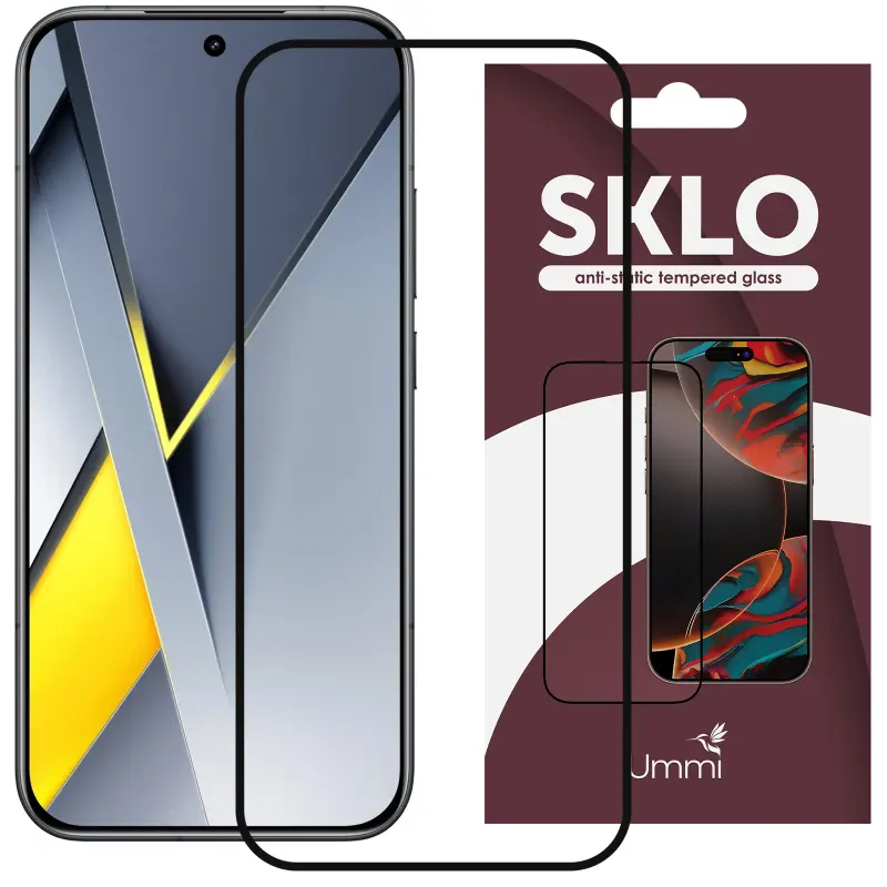 Защитное стекло SKLO 3D для Xiaomi 15, Черный, Закаленное стекло, купить оптом с доставкой