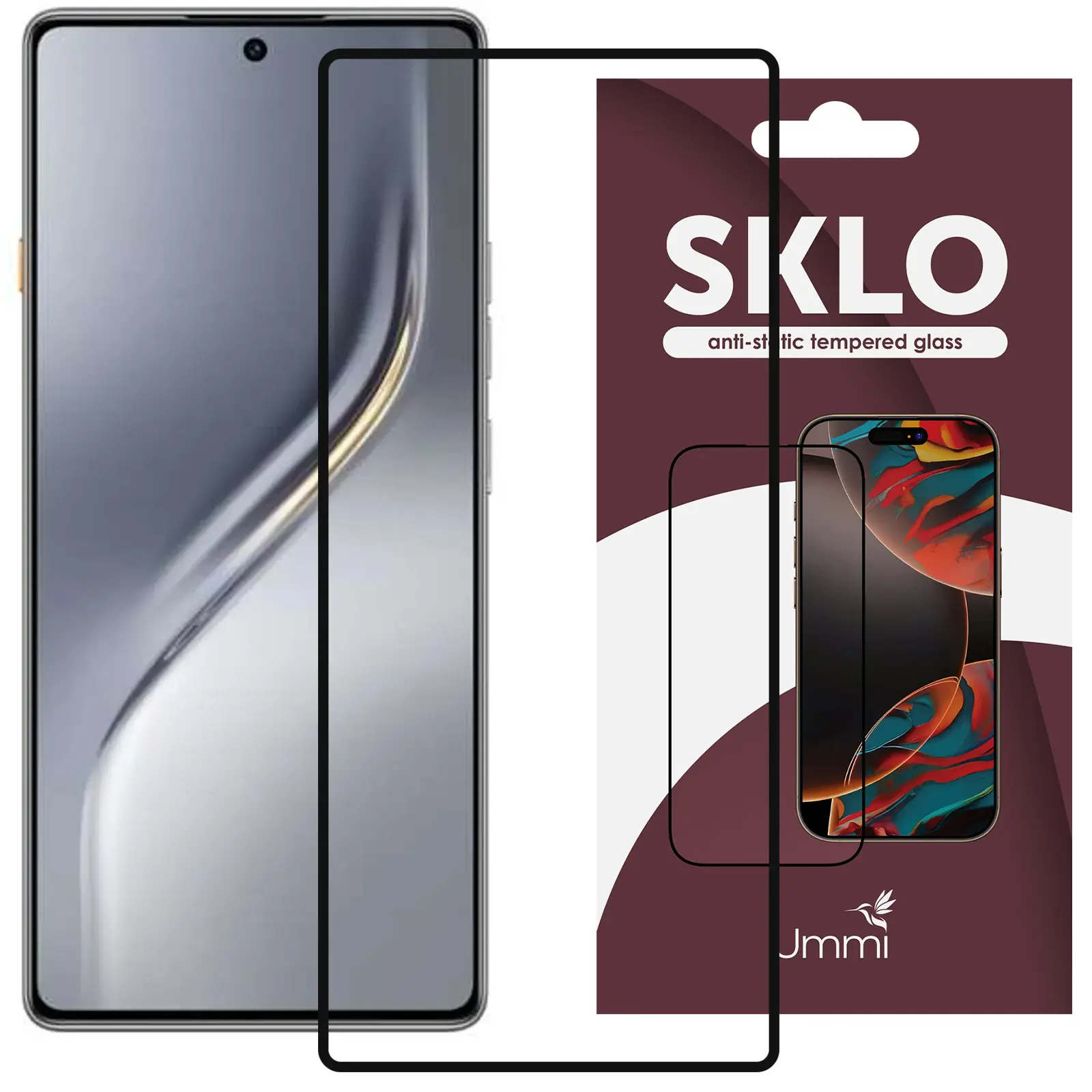 Защитное стекло SKLO 3D для TECNO Camon 40 (CM5), Закаленное стекло, купить оптом с доставкой