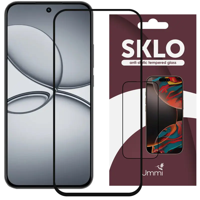 Защитное стекло SKLO 3D для Realme C85, Черный, Закаленное стекло, купить оптом с доставкой