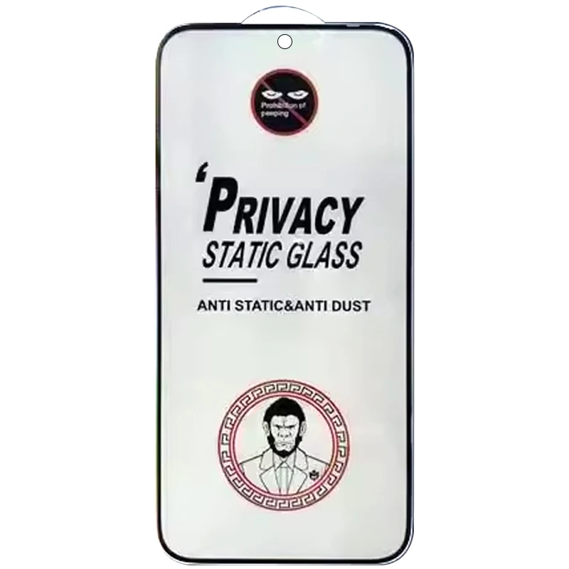 Защитное стекло Privacy 5D (тех.пак) для Xiaomi 13T / 13T Pro / Redmi Note 13 4G, Черный 1, Закаленное стекло, купить оптом с доставкой