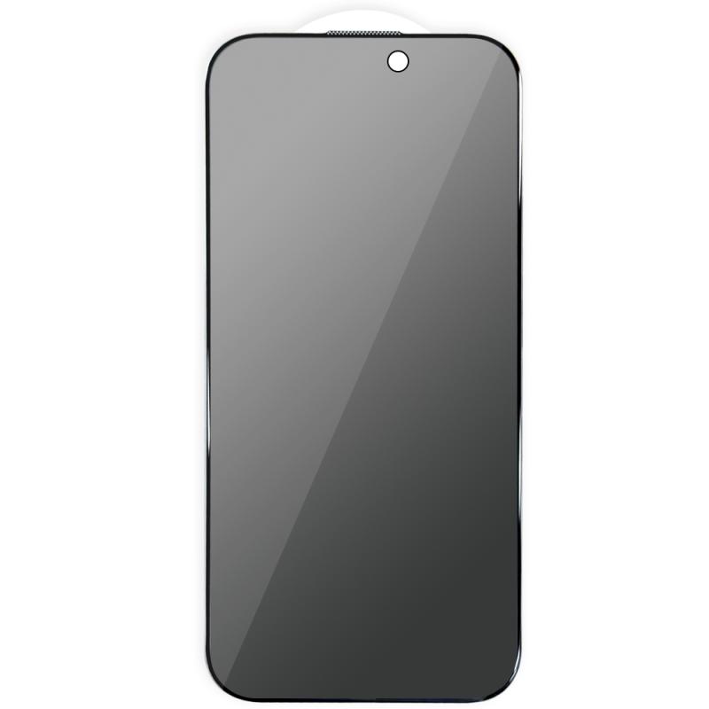 Захисне скло Privacy 5D (тех.пак) для Apple iPhone 17 / 16 Pro (6.3) на малюнкі №1